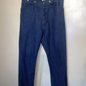 Frontier Classics Men’s Pants Size 34 Western Pinstripe Cowboy Workwear